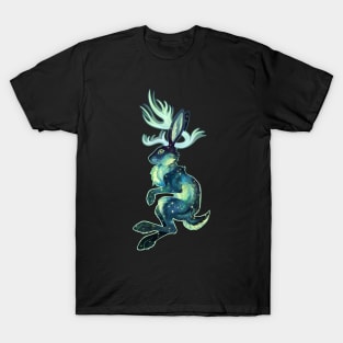 Space Jackalope (Green) T-Shirt